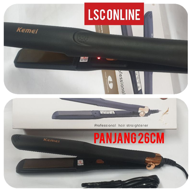 Catokan kemei km-851 alat catok rambut murah original untuk pelurus rambut , keriting curly terbaik