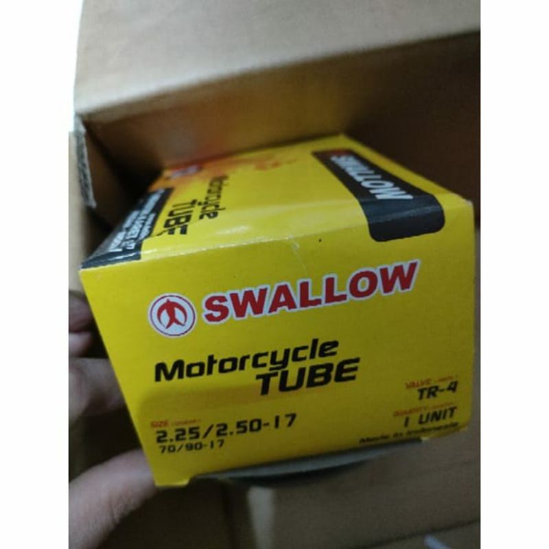 Ban dalam swallow 225/250/17 atau70/90/17 ban dalam depan supra lama supra x125