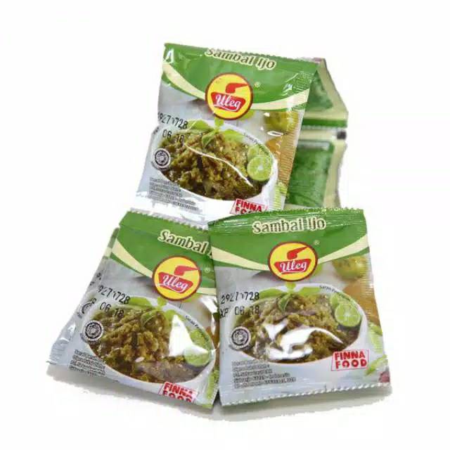 

Sambal Ijo Uleg Finna Sachet @ 10 sachet x 20 gram