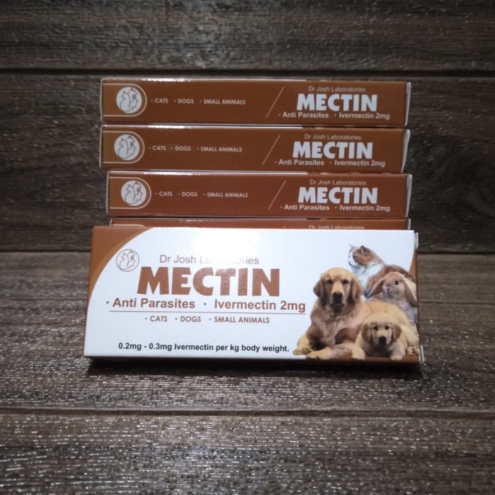 INVERMECTIN 2mg - MECTIN untuk hewan 1BOX = 20tablet
