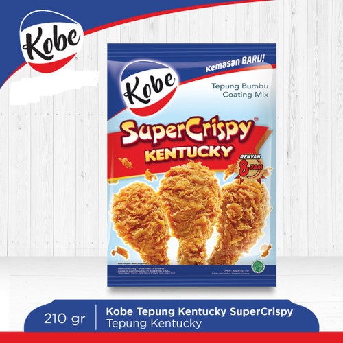 

KOBE TEPUNG BUMBU KENTUCKY SUPER CRISPY 210g