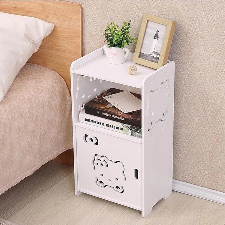 Barnik88 Miliki segera Table Meja Samping Tempat Tidur Lemari Kecil Mini Storage Cabinet Tempat Penyimpan rak serbaguna - BARNIK88