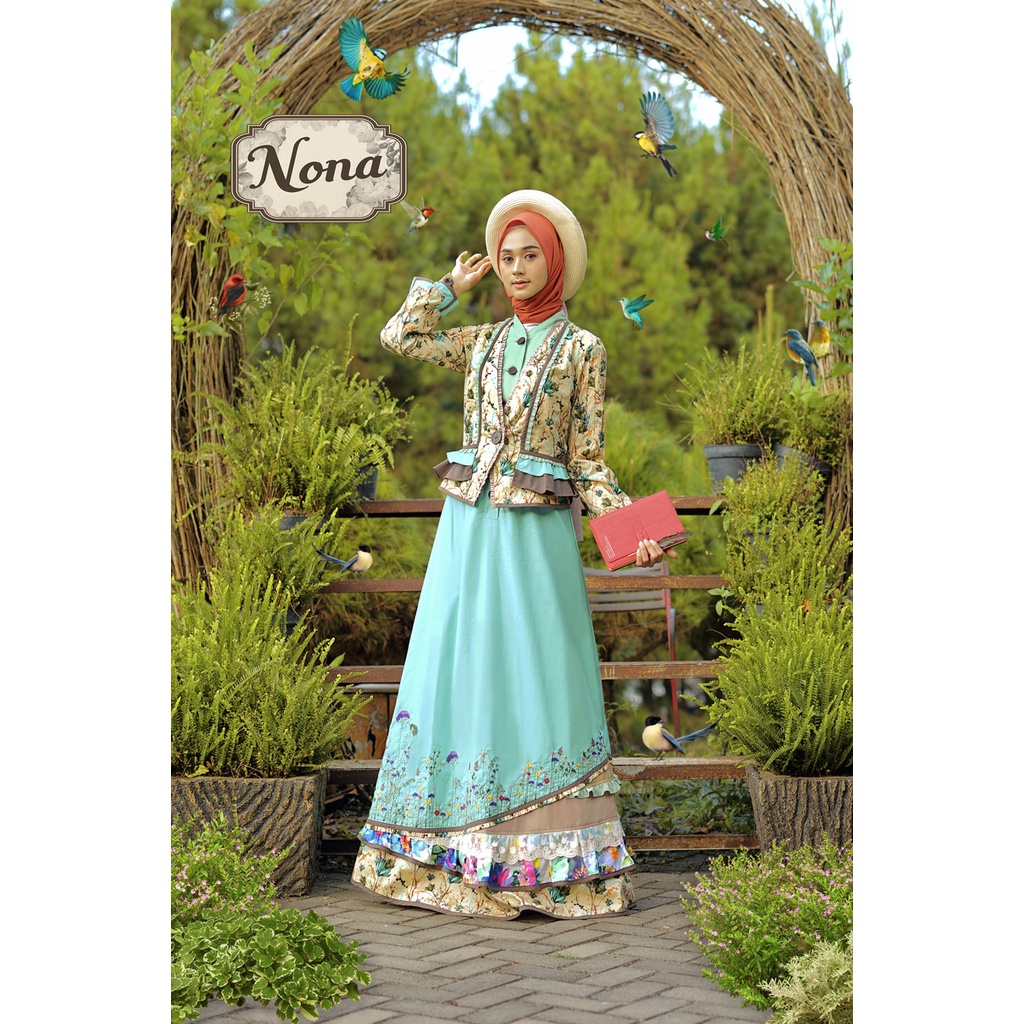 TUNEECA - GAMIS DRESS BUSANA WANITA MUSLIMAH BRANDED PREMIUM TUNEECA NONA SERI TUNEECA Magical In Cl