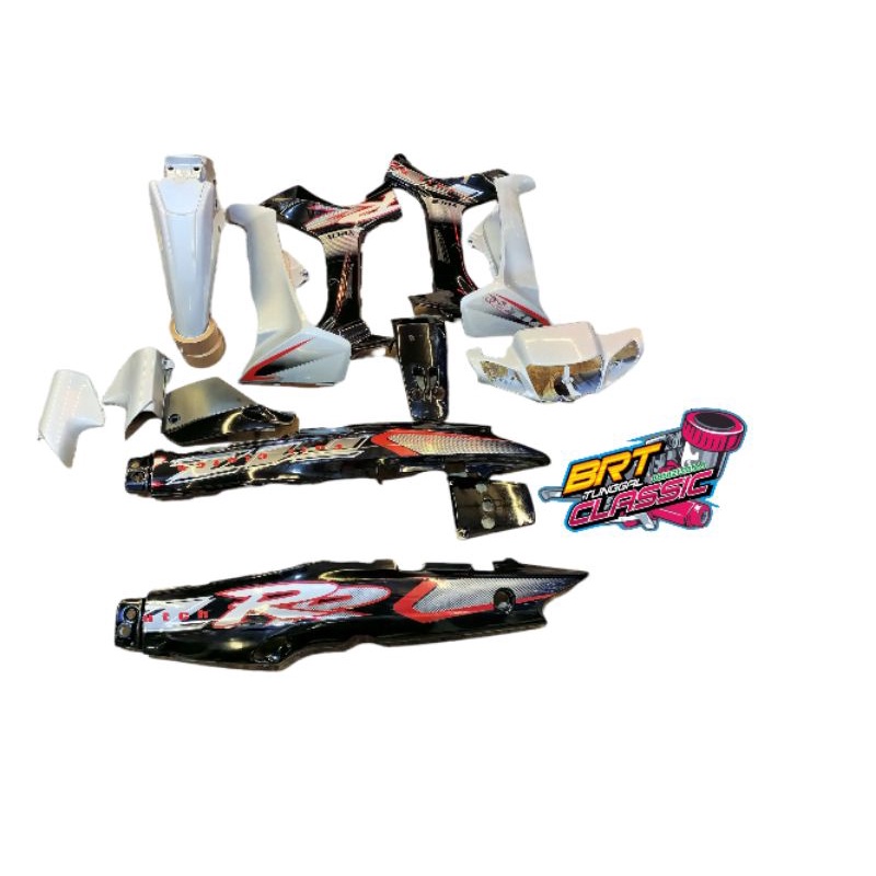 Murah cover body fiz R bodi fiz r full set halus hitam putih