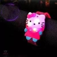 (COD) Gelang tangan anak berbagai macam karakter kartun lucu lampu kerlap kerlip flash LED