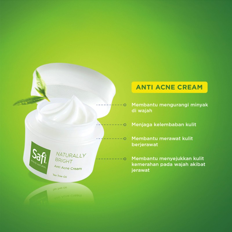 Safi White Natural Anti Acne Cream TTO - 20GR