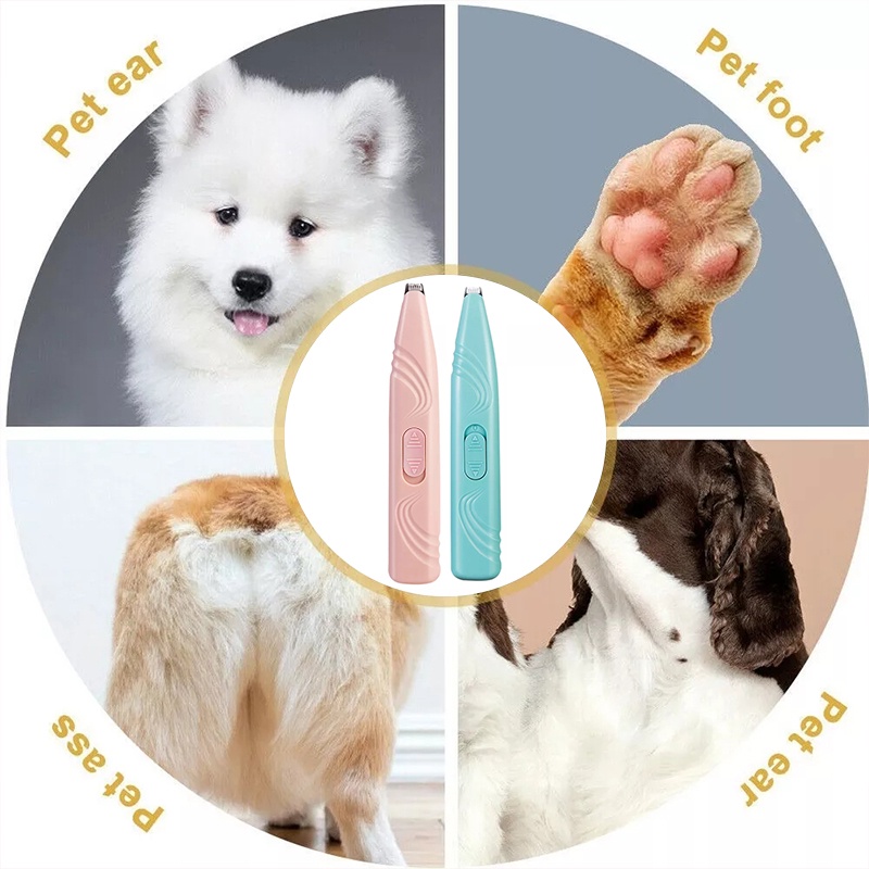 Pet Trimmer Paw Cukuran Paw Alat Cukur Bulu Elektrik Pet Mini   Clipper Paw Pet Paw Toe Hair Clipper Alat Cukur Pet Paw Trimmer Elektrik Grooming Kucing