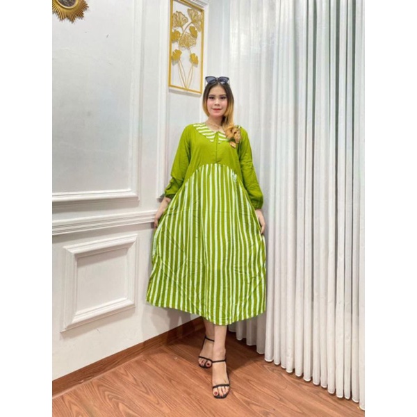 gamis midi dress muslimah