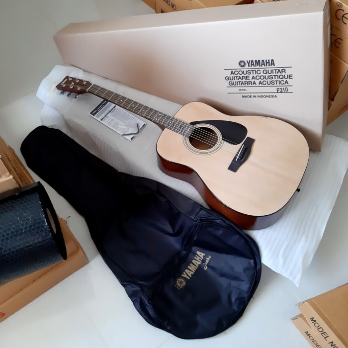 {AudioStore} Gitar akustik string yamaha F310 original plus softcase - Packing biasa Berkualitas