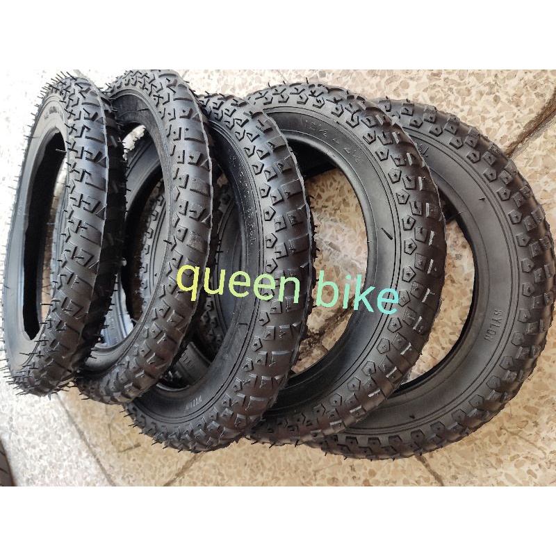 ban luar sepeda anak mini bmx 12x1 1/2 bear hitam polos