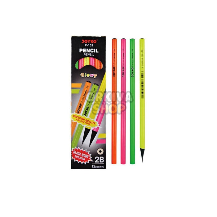 

PENSIL 2B JOYKO P-102 GLOWY (isi 3 pcs)
