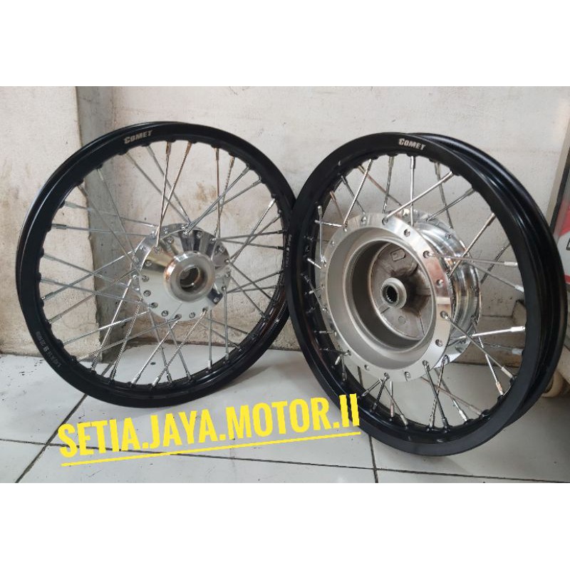 Sepaket Velg Rossi ring 14 lebar 140 160.mio sporty.mio j.fino.mio m3.xeond.mio 125.
