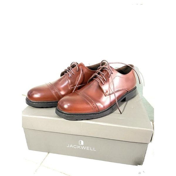 Sepatu Pria/ selatu pria Kulit/ sepatu formal/sepatu pantofel Jackwell Allen Brown 1603