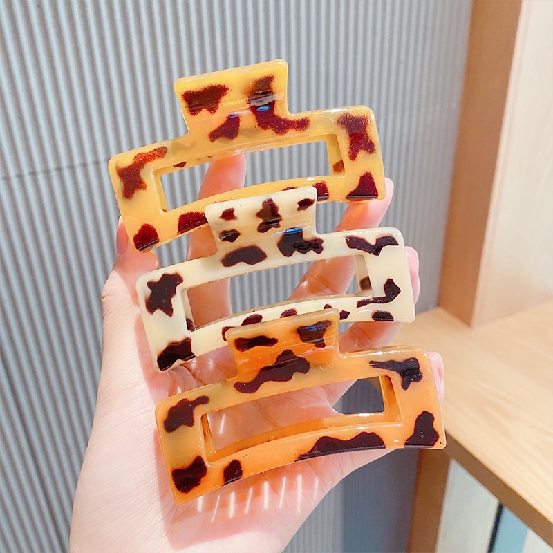 Jepit Rambut Makeup Mandi All-Match Leopard import harga grosir - ercassia