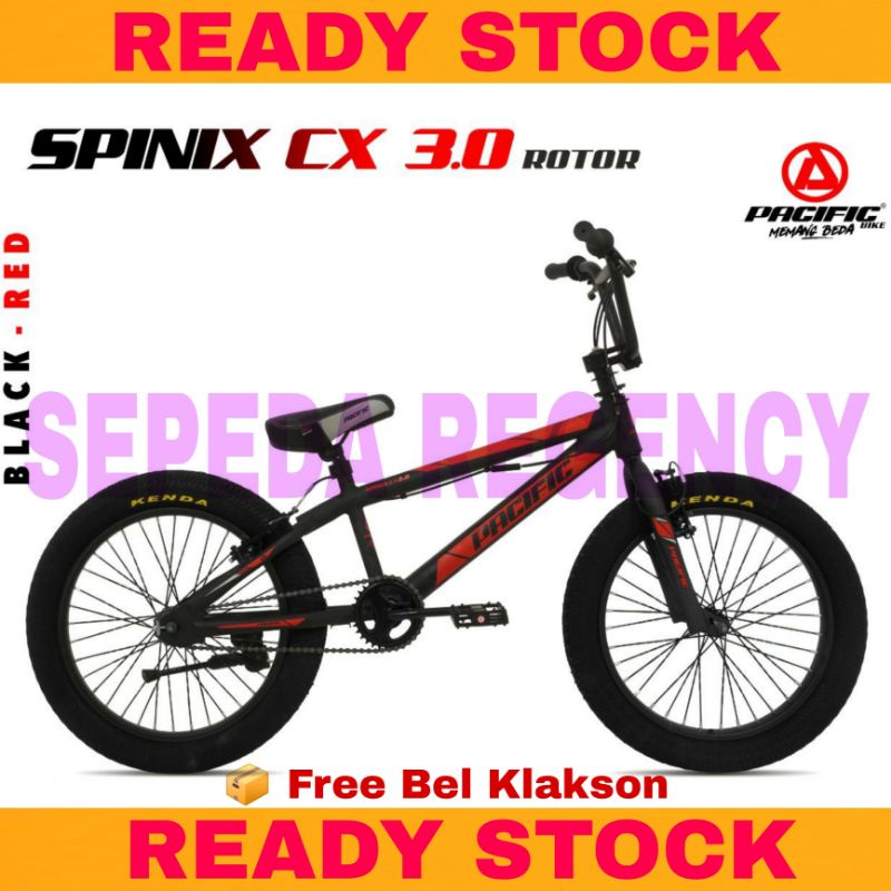 Sepeda Anak Laki BMX PACIFIC SPINIX CX 3.0 Rotor 20 Inch Ban Jumbo