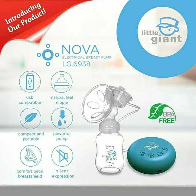 PROMO Little Giant Nova single Elektrik Breast Pump Makassar pompa asi LG6938-O
