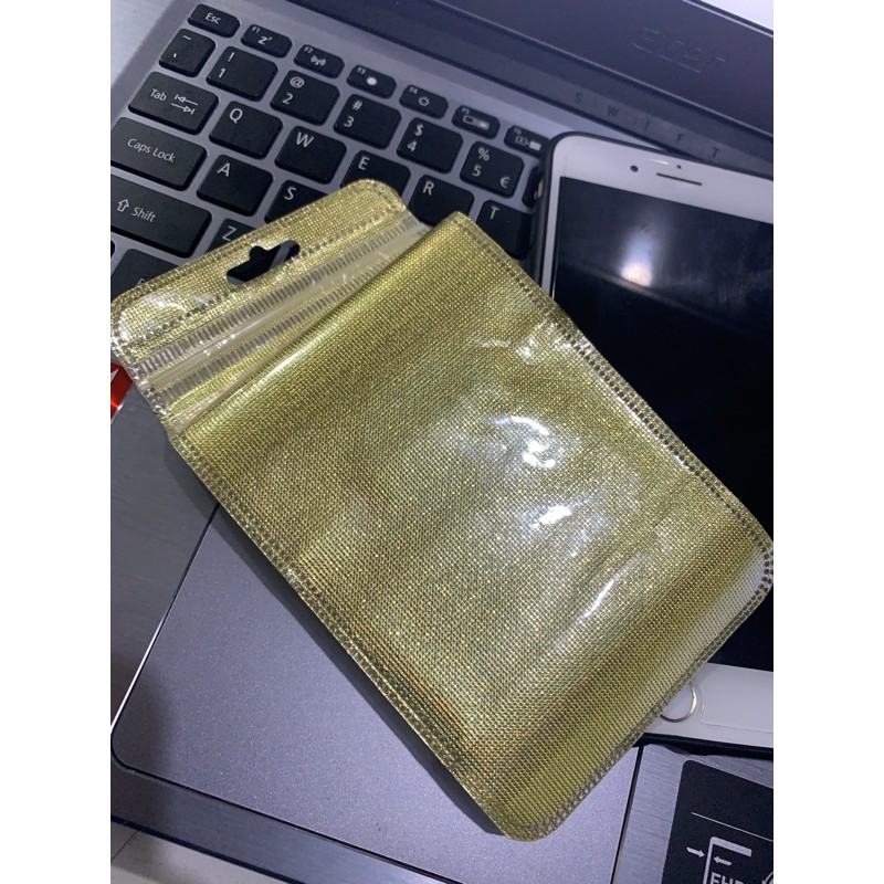 Plastik Packing Clip Gold Ukuran Size 15X9 Untuk Accesories