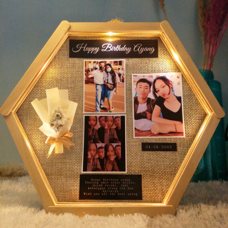 GIFT BOX HEXAGONAL PLUS LAMP SET || Hampers Hexa Unik || Kado unik | Kado murah | Kado™