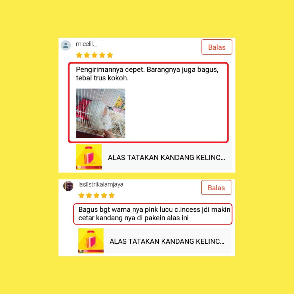 ALAS TATAKAN KANDANG KELINCI (FOOTREST) / PALET-2