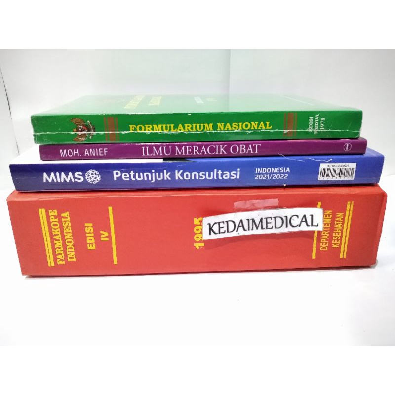 PAKET 4 BUKU FORNAS,IMO,MIMS Terbaru dan FI 4