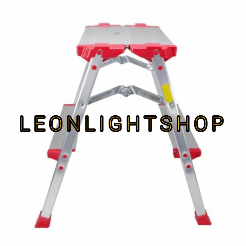 KRISBOW TANGGA ALUMINIUM DENGAN PIJAKAN LEBAR 2 STEP/ACE WIDE 2 STEP LADDER RAIL/ACE TANGGA LIPAT