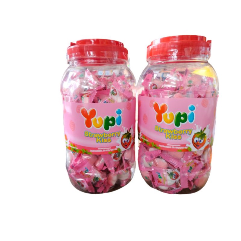 

Yupi toples strawberry / parcel lebaran/ permen lebaran/permen jelly