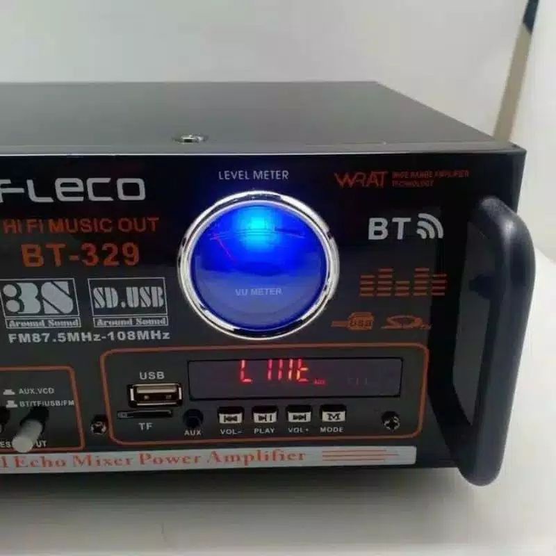 POWER AMPLIFIER DIGITAL AUDIO FLECO BT-329 MP3