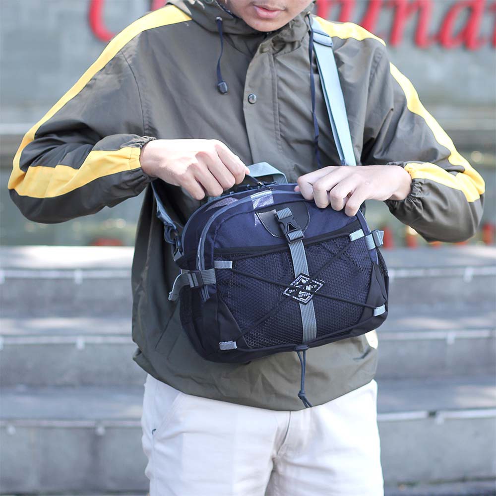 Tas Selempang Sling Bag Pria Besar Premium Waterproof Tas Kamera DSLR