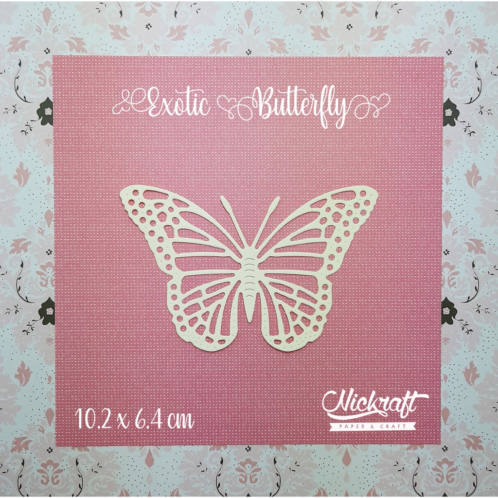 

EXOTIC BUTTERFLY - Bahan Scrapbook Mahar Kupu Kertas