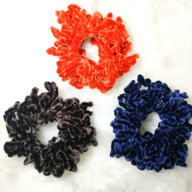 KBR06 Ikat Rambut Karet Ubur Reguler diameter 7cm 50 Layer