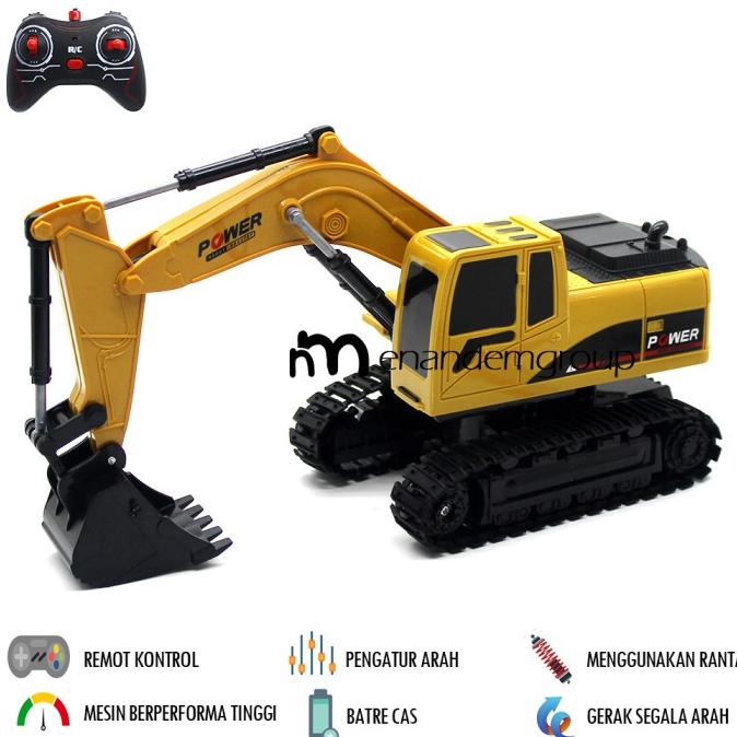 Mainan Mobil Remot Kontrol RC Beko Excavator Truk Model