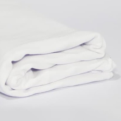 Kain Kaos TC 24S Warna Putih