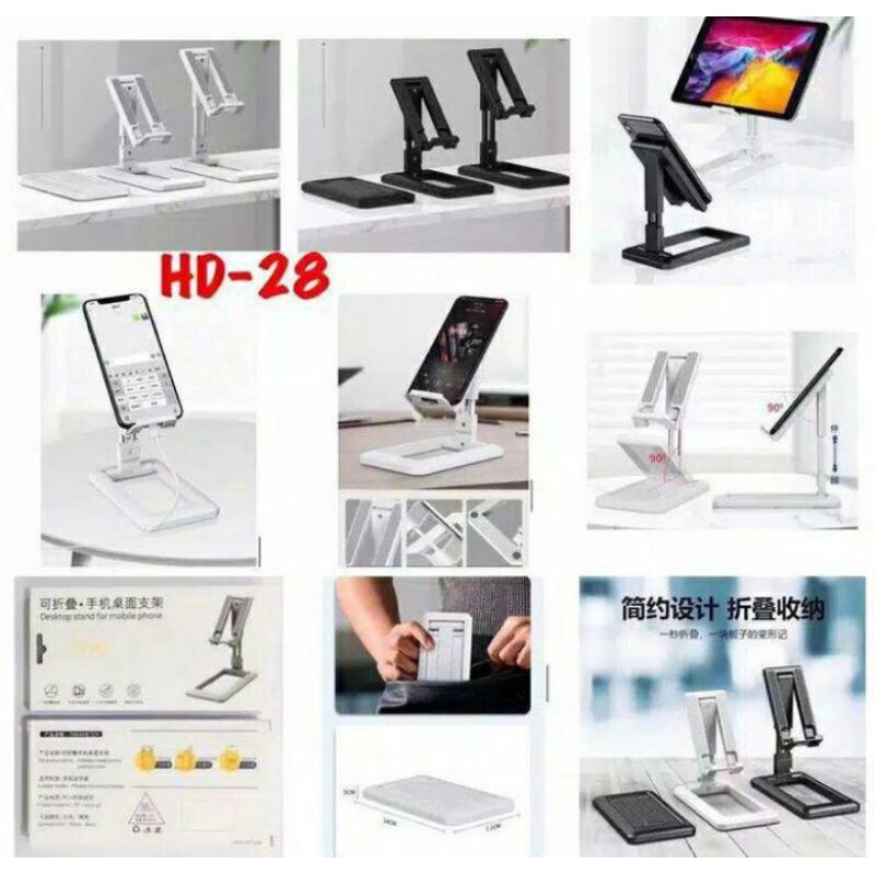 Folding Dekstop Phone Stand Holder HP Tatakan HP Holder Handphone