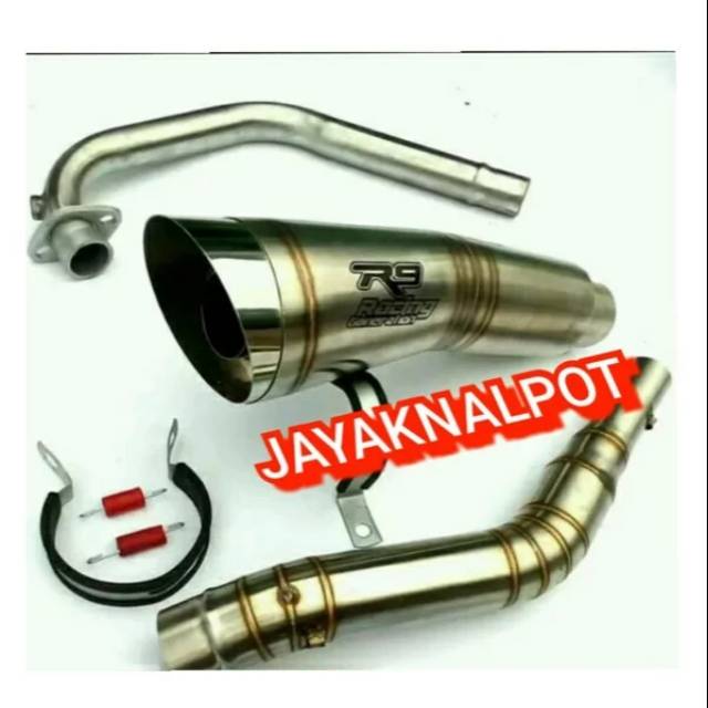 KNALPOT R9 H2 TITAN SATRIA FU FU INJEKSI SONIC GSX150R