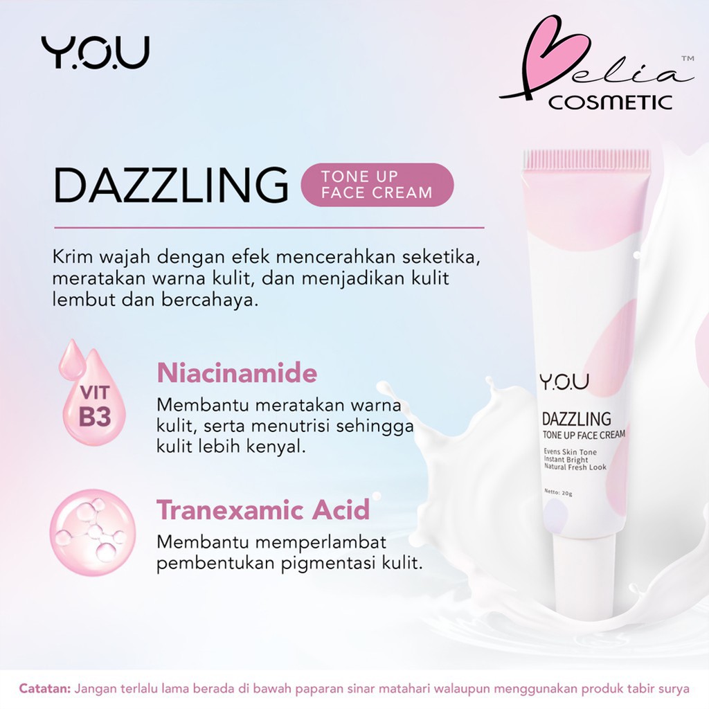 ❤ BELIA ❤ YOU The Radiance White Series Skin Care | Nourishing Serum | Dazzling Body | Tone Up Cream