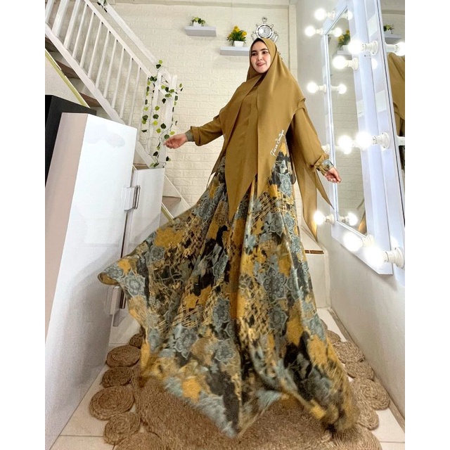 Baju Gamis Syari Wanita Perempuan Shafa Syari By Faaza Boutique