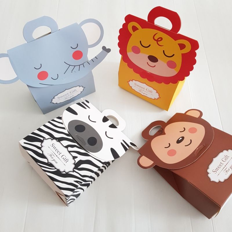 (GB1)Animal Gift Candy Box/Goodie Bag/Dus Hampers/Kotak Bingkisan