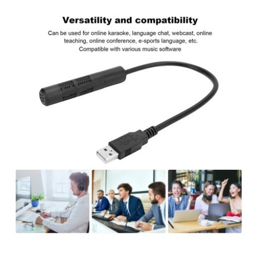 Microphone NB wired usb 2.0 flexible recording m-588 m588 - Mic pc laptop i-mac-book