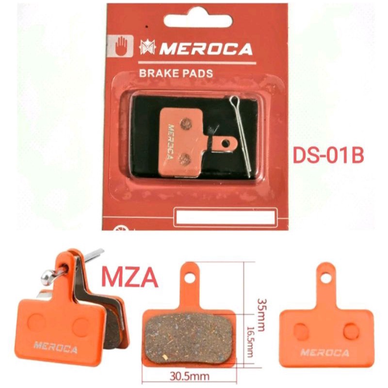 Brake pads Meroca untuk Shimano altus acera alivio tektro