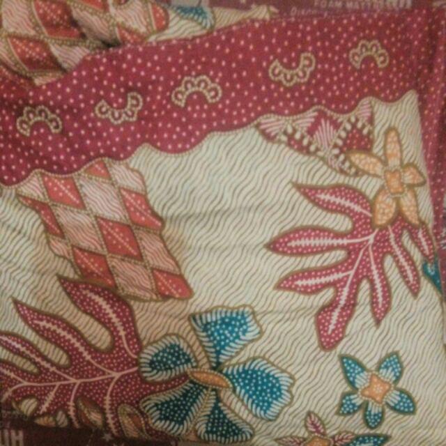 Atasan Batik Wanita Motif Tapak Kebo Pink Khas Baduy Banten - Merah Muda, Xxl Y58 Best Seller