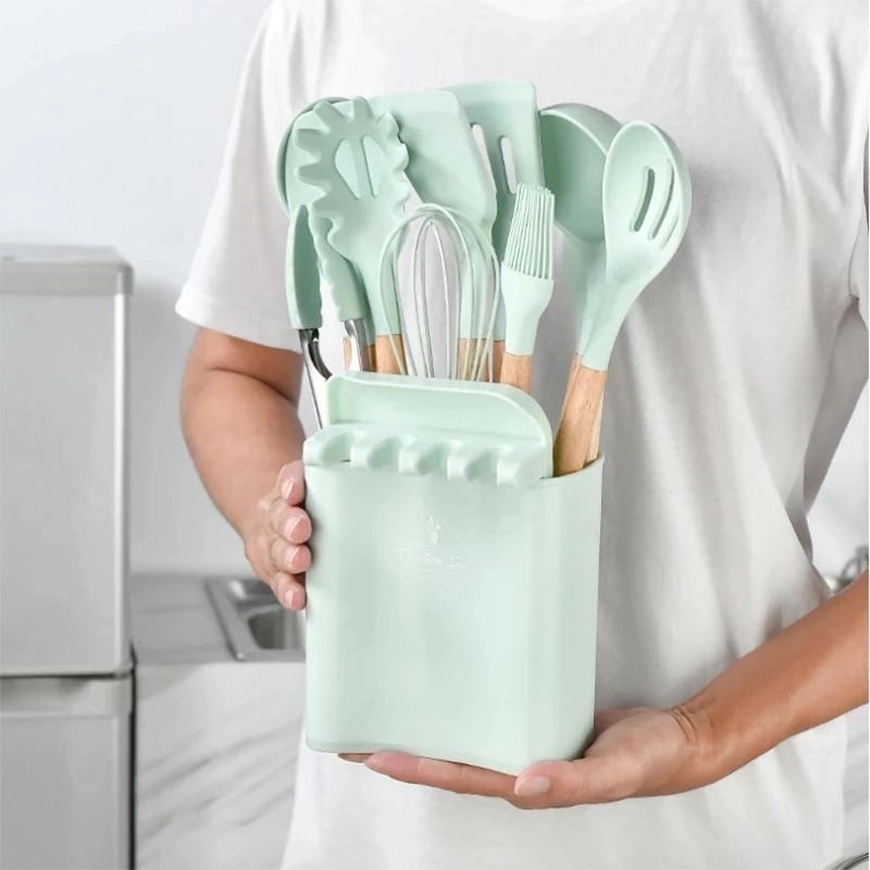 Sale 13in1 Sutil Spatula Set Silicone Cooking Utensils Peralatan Masak e6rrypcAea003j