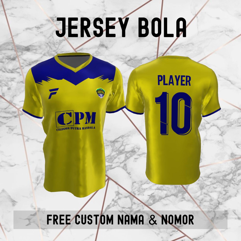 Jersey Cilegon United FC Klub Bola Baju Kaos Custom Nama dan Nomor Punggung - 512