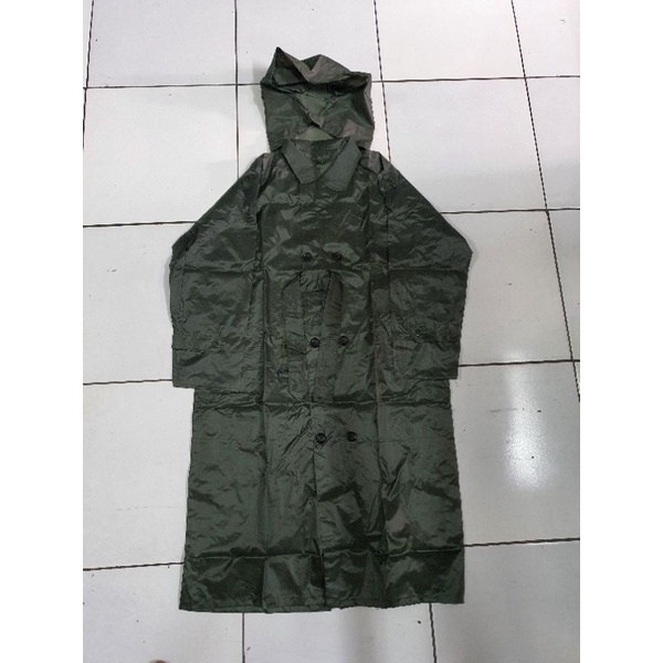 Rain coat |Jas hujan jubah warna hijau |Stelan jas hujan |Jas hujan jubah hijau | jas hujan jubah