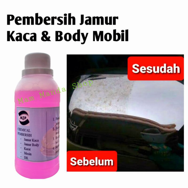 Pembersih Jamur Kaca Mobil / Jamur Body Mobil / Waterspot / Penghilang Jamur