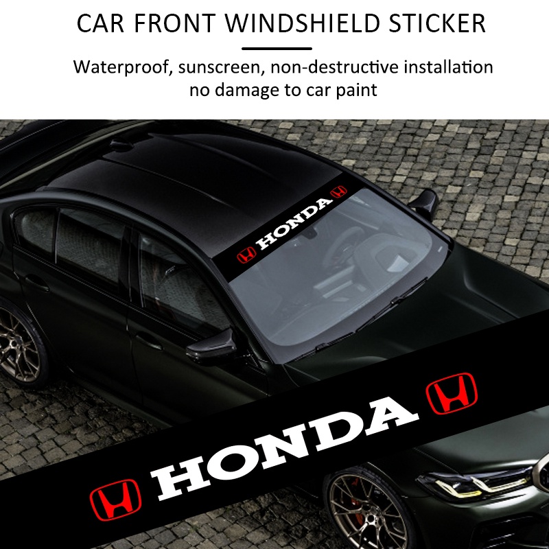 Stiker Kaca Depan Belakang Mobil Tahan Air Untuk Honda Civic Jazz City CRV Accord BRV HRV