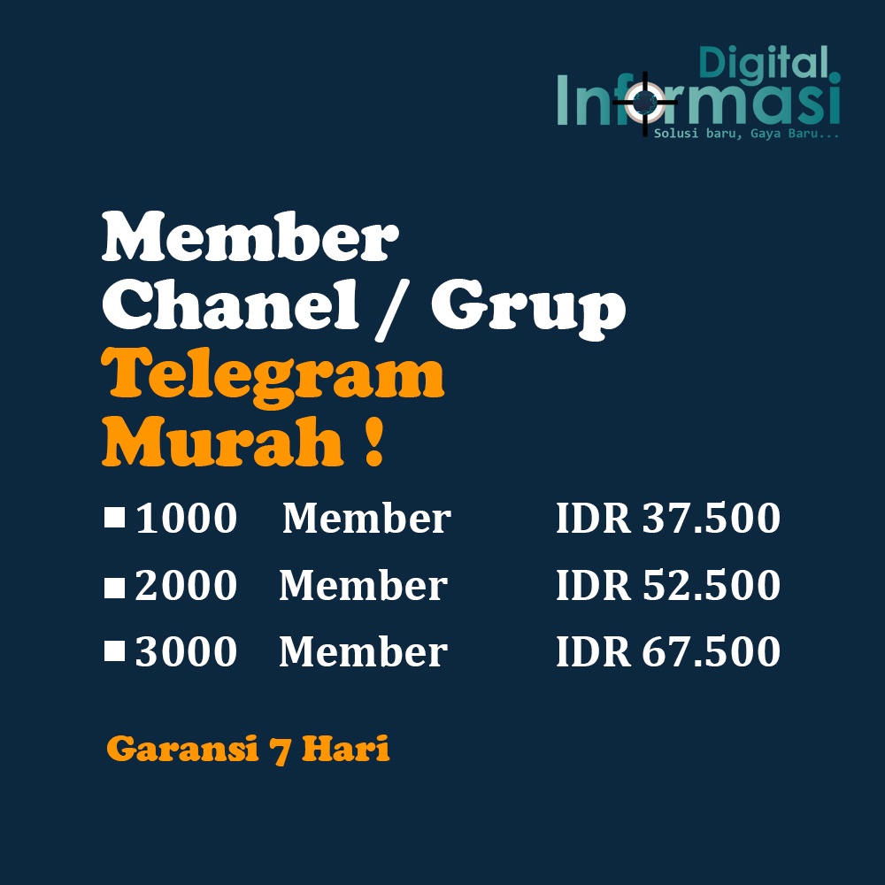 Telegram Member Grup Chanel Publik