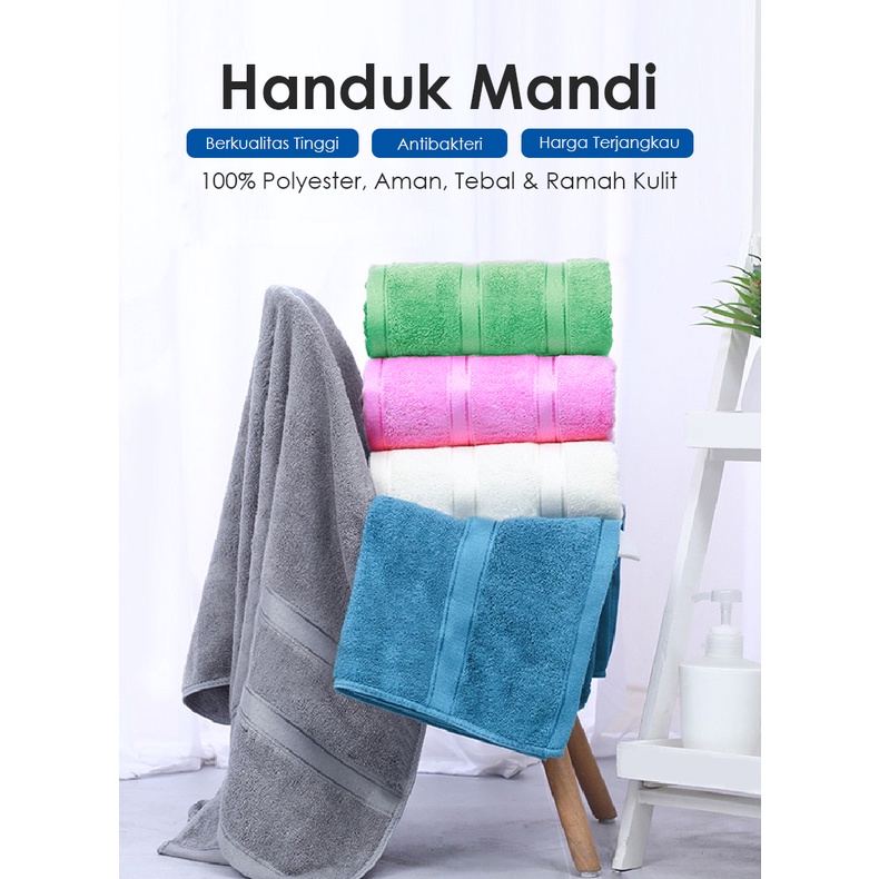 COD - Handuk Mandi Dewasa 70x140cm - Handuk Mandi Jumbo Premium Anti rontok bulu - H17