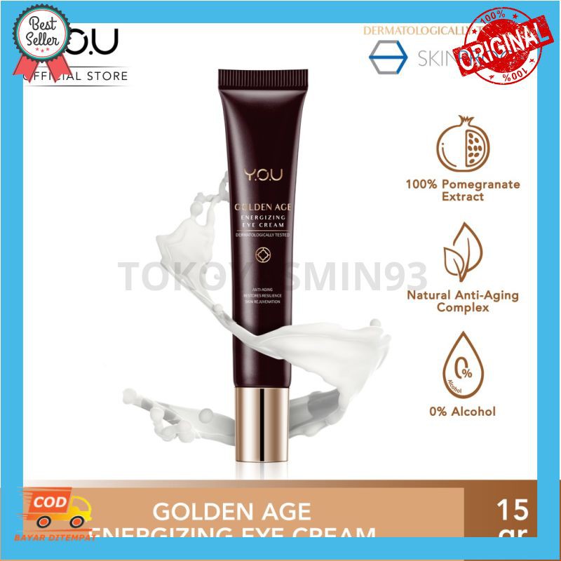 YOU Golden Age Energizing Eye Cream 15g [ Intense Eye Firming Treatment] Murah