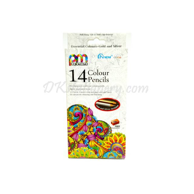 

Pensil Warna NDM 14 Warna / NDM Arts Paintmate Colour Pencil 14 Warna