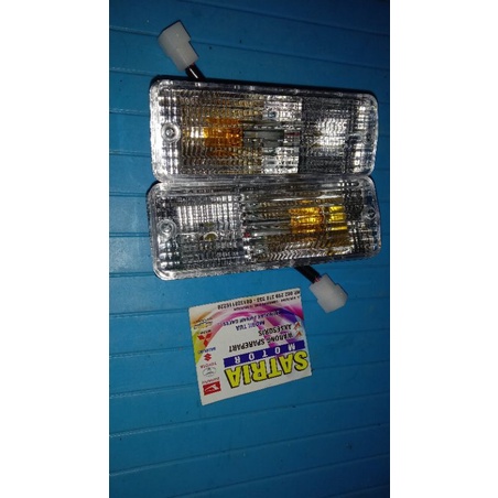lampu bemper depan kristal Suzuki carry st100 zebra Espass colt minicab Hijet jetstar